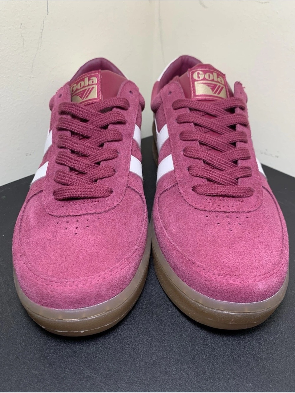 Women’s Gola Suede Sneakers in Burgundy (Size 9/ New!)